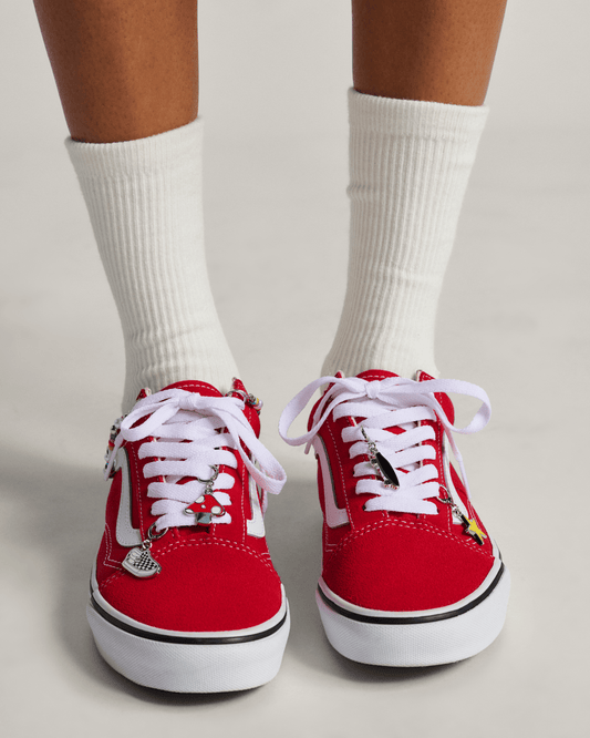 Vans Beaded Board Shoe Charm Set in Red | Vans sale