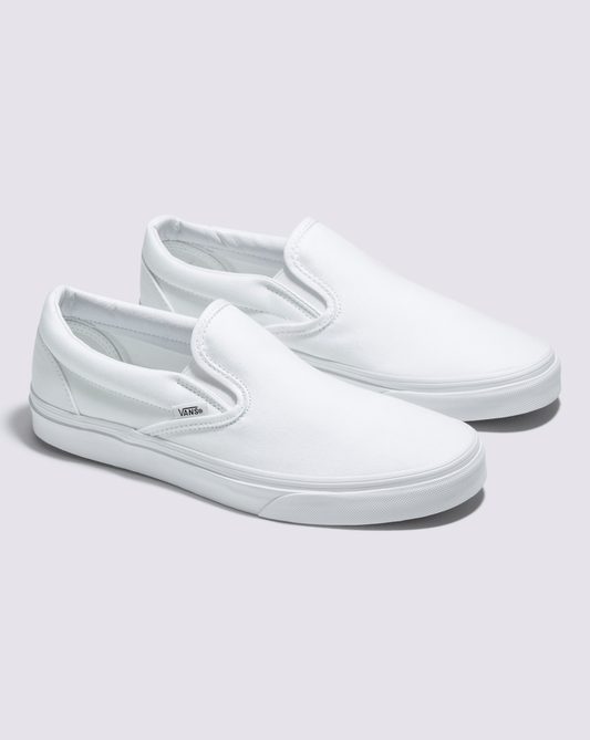 Classic Slip-On Wide Canvas True White Classics Shoe | Vans near me