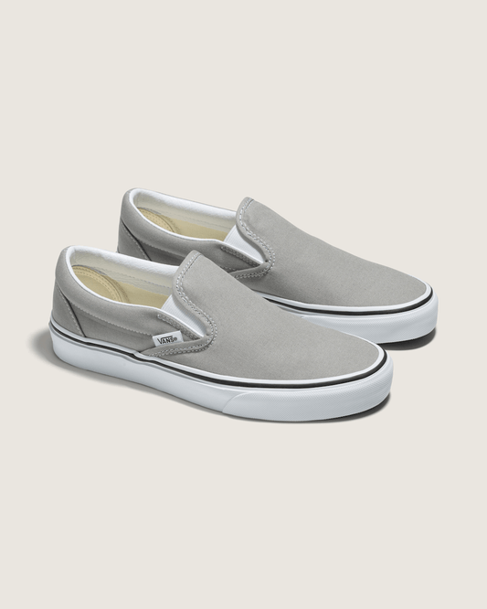 Classic Slip-On Drizzle/True White Shoe | Vans discount