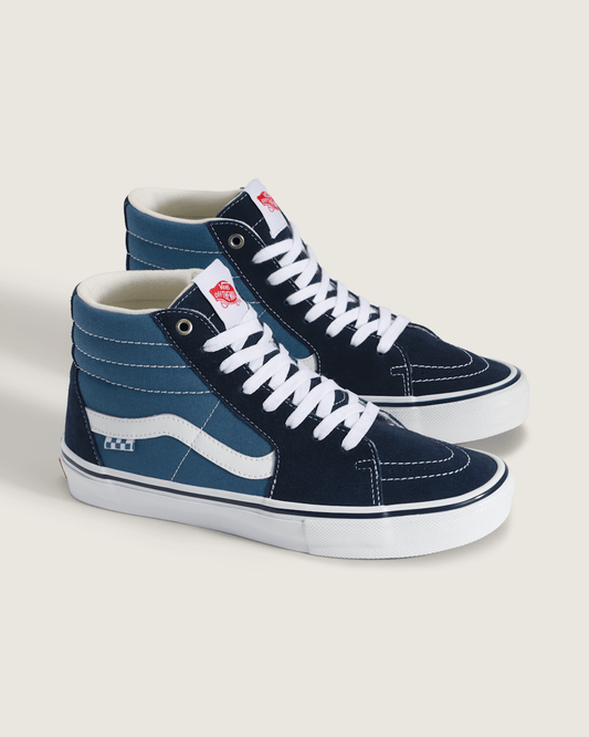 Skate Sk8-Hi Navy/White Skate Shoe | Vans discount