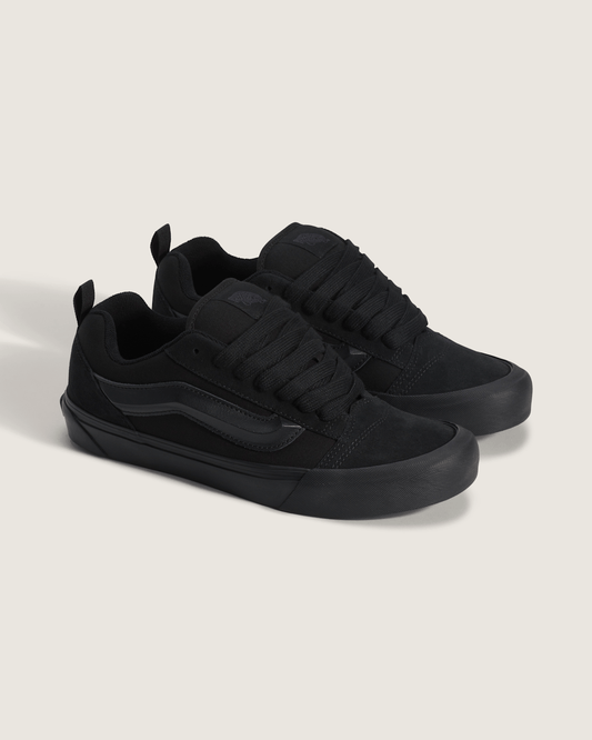 Knu Skool Shoe in Triple Black | Vans sale