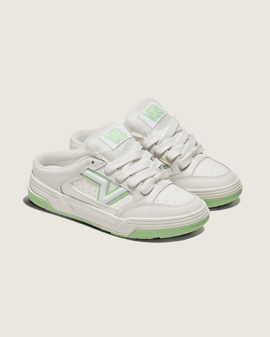 Upland Mule Shoe in Off White / Green | Vans discount