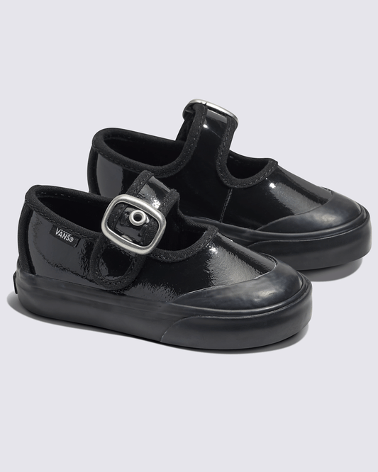Toddler Mary Jane Shoe in Gothic Shine Black | Vans discount