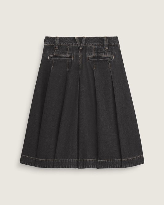 Authentic Chino Denim Skirt in Rinse Black | Vans online
