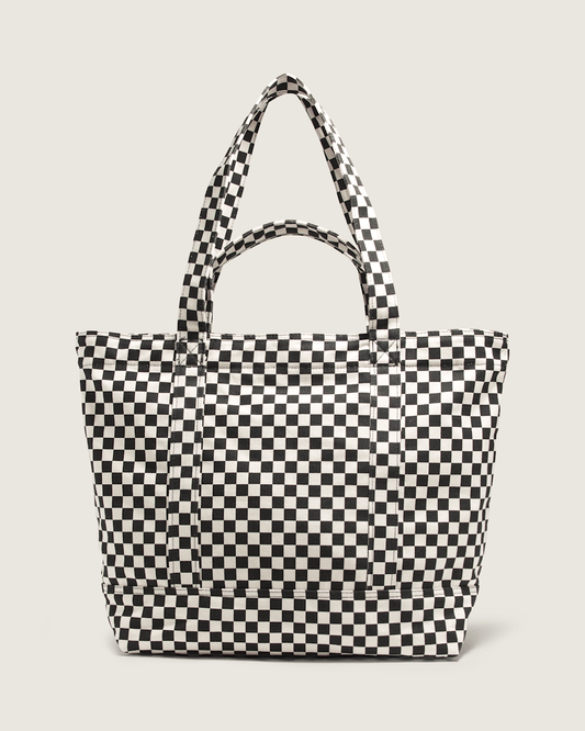 Tell All Zip Tote Bag in Checkerboard Black | Vans on sale