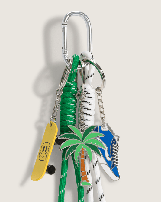 Waffle Shop Coastal Cruise Bag Charm Set in Yellow / Green | Vans online