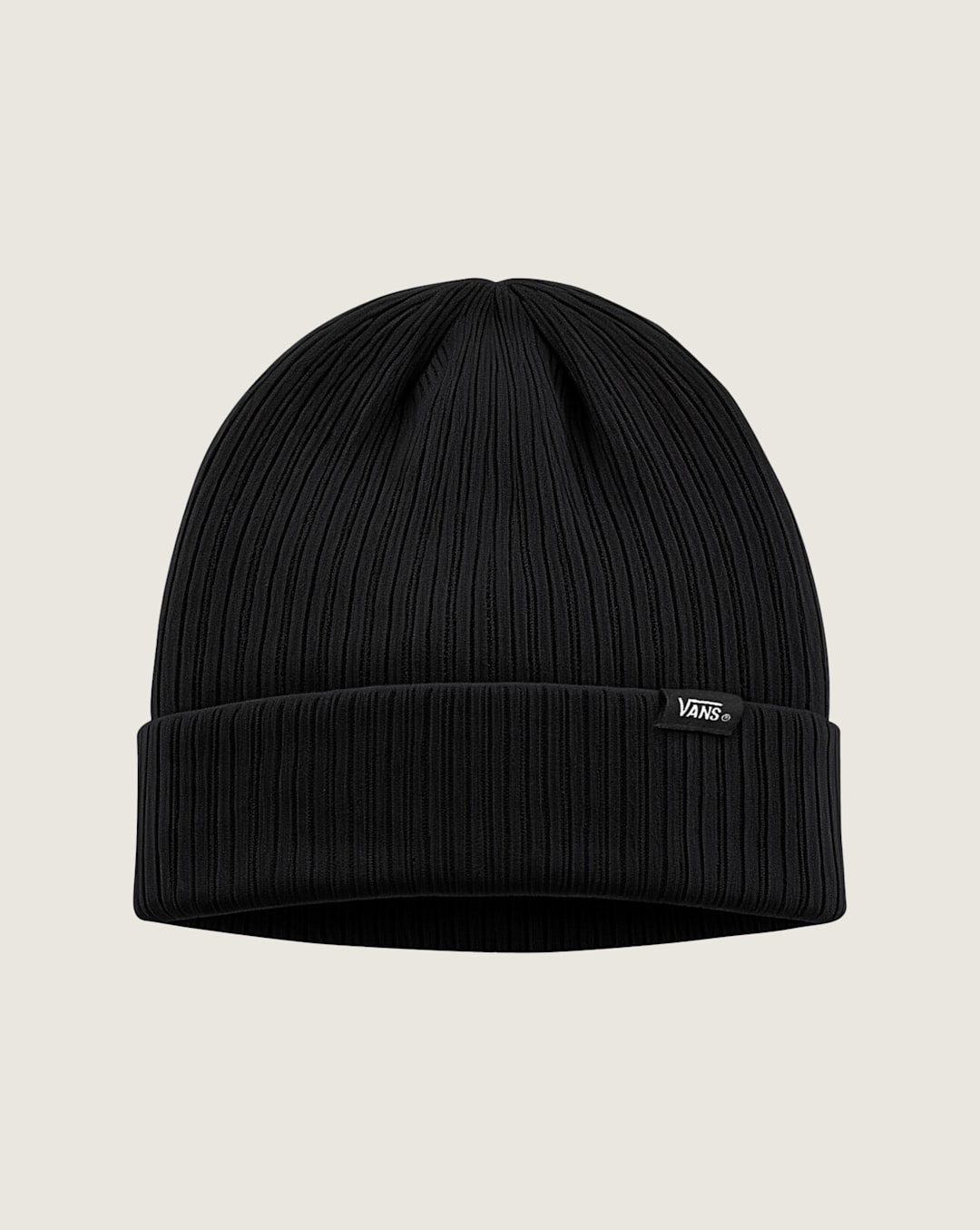 Core Basic Cuff Beanie in Black | Vans outlet