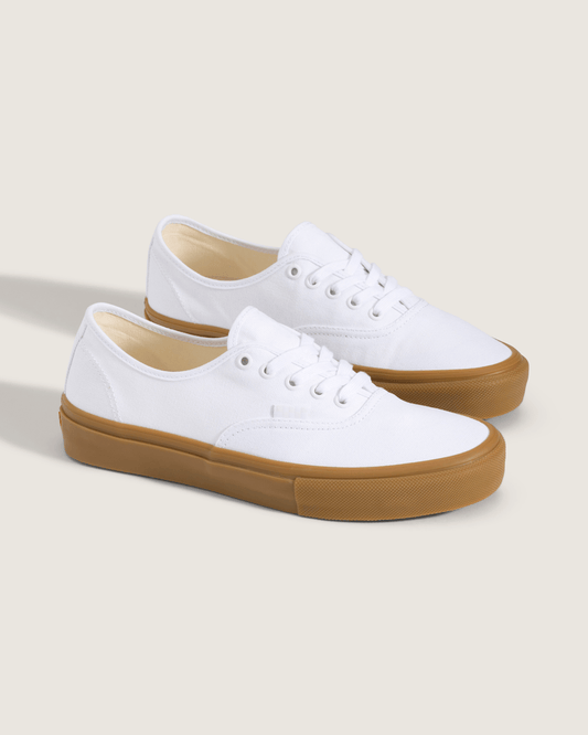 Skate Authentic Gum Shoe in White | Vans near me