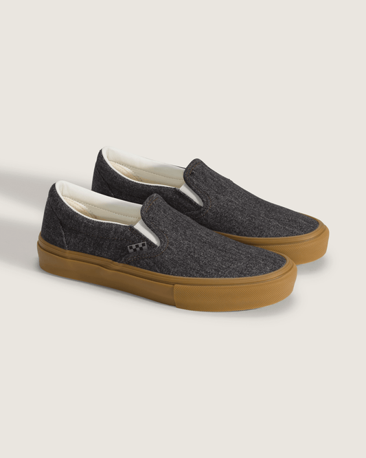 Skate Slip-On Shoe in Denim Black | Vans outlet