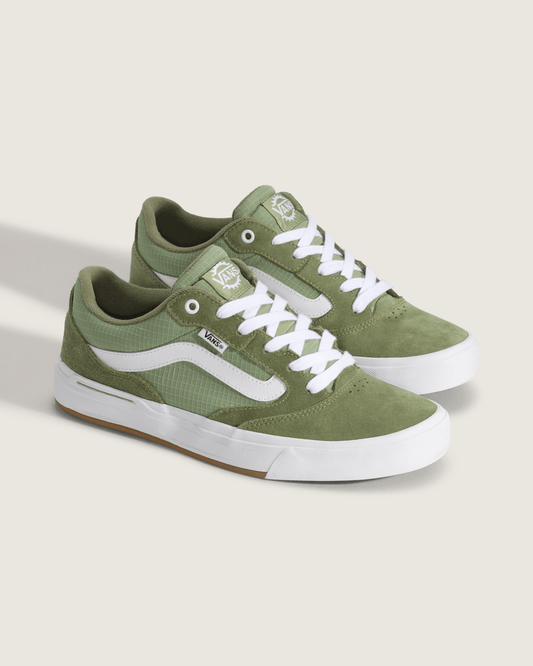 BMX Proof Wafflecup Shoe in Olive Green / White | Vans discount
