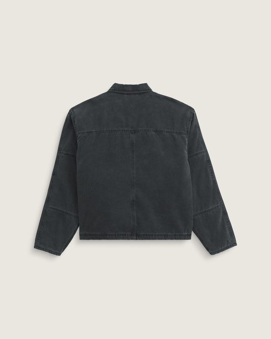 Umber Pigment Canvas Jacket in Black | Vans online