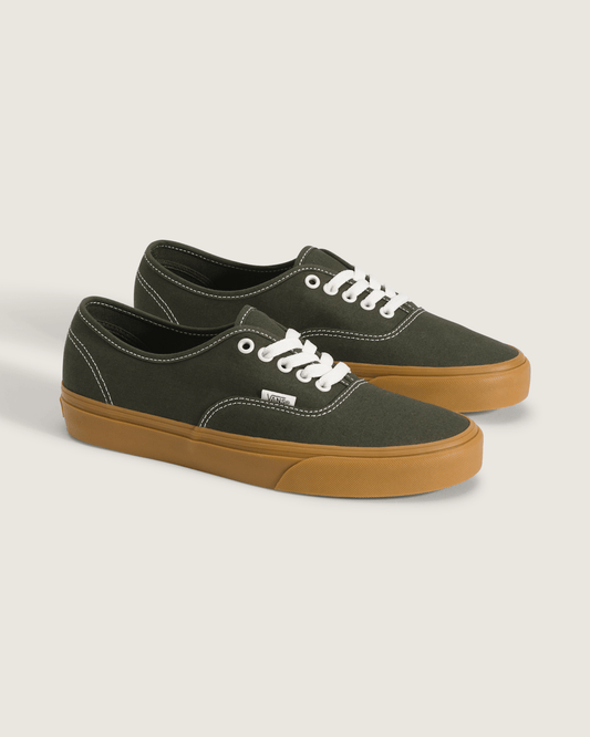 Authentic Shoe in Gum Obsidian Fern Green | Vans discount