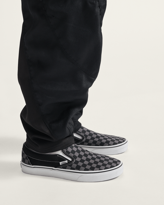 Classic Checkerboard Slip-On Black/Pewter Shoe | Vans online