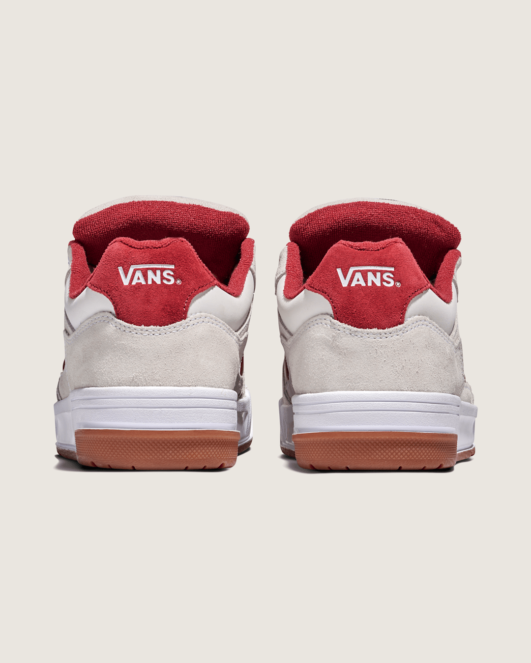 Upland Shoe in White / Sun-Dried Tomato Red | Vans online