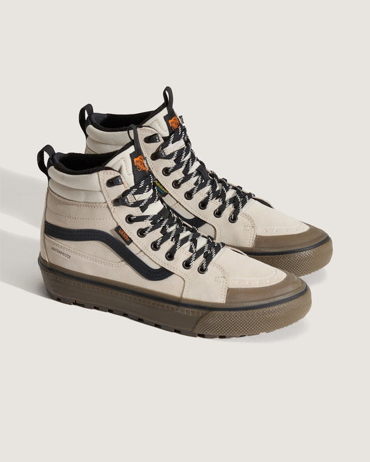 Sk8-Hi Waterproof Insulated Shoe in Oatmeal Beige / Black | Vans outlet