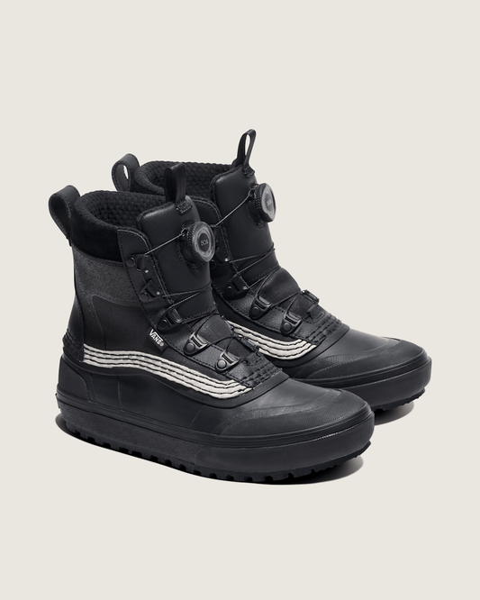 Standard Mid Boa Waterproof Boot in Black | Vans discount