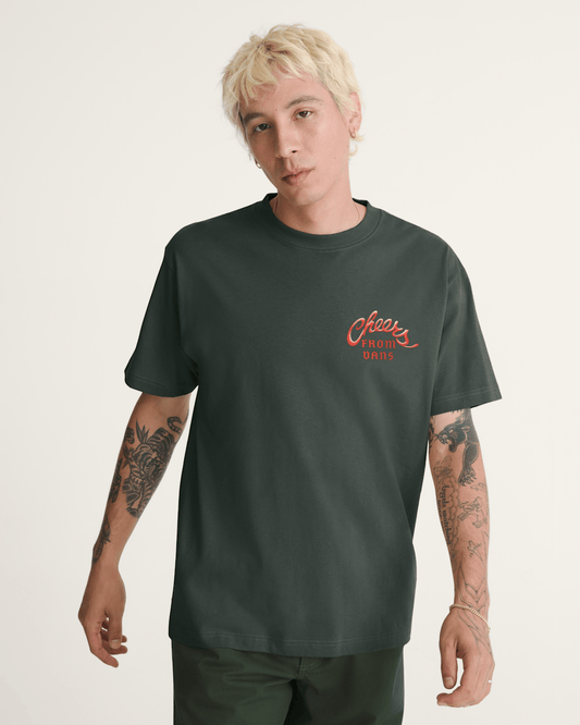 Seasons Greetings T-Shirt in Green | Vans on sale