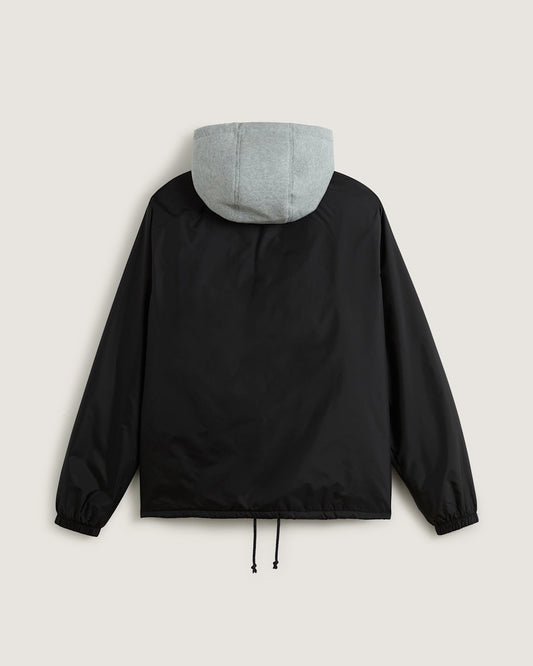 Riley Hooded Coach's Jacket in Black | Vans sale