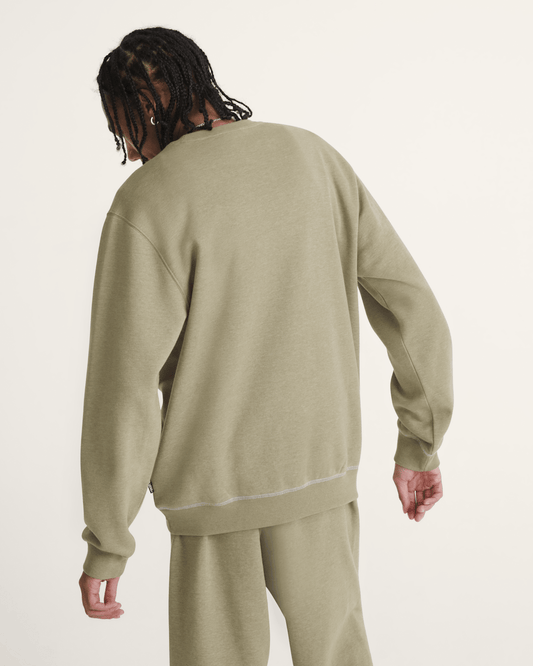 Vans 66 Crew Sweatshirt in Bay Leaf Green | Vans sale