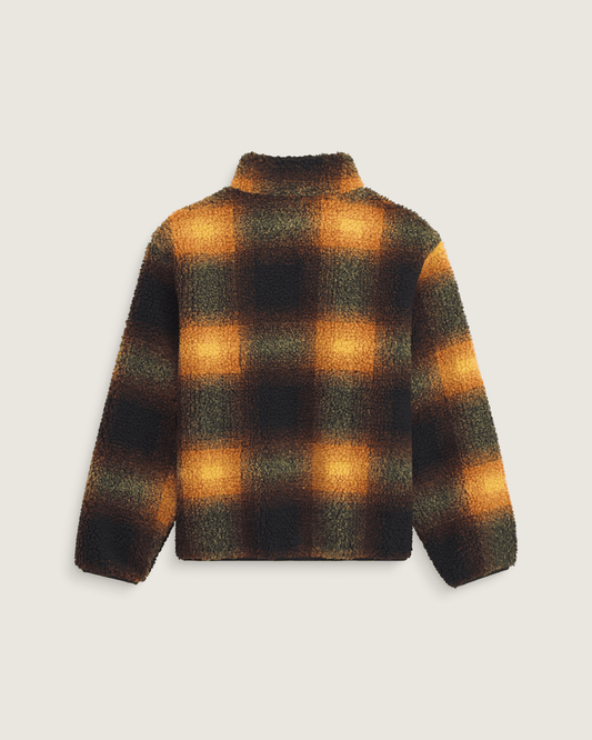 Heights High Pile Jacket in Green / Mustard Yellow | Vans near me