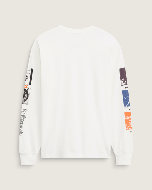 Stormcast Long Sleeve T-Shirt in Marshmallow White | Vans on sale