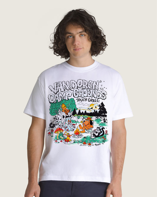 Camp Van Doren T-Shirt in White | Vans near me