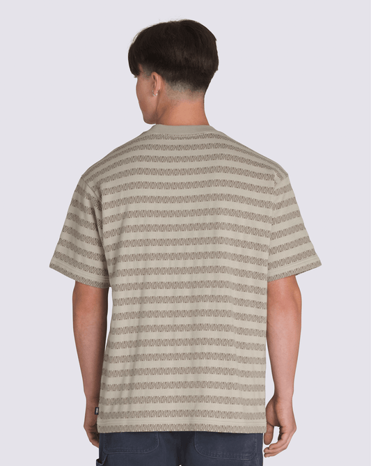 Palmer Jacquard Knit T-Shirt in London Fog Beige | Vans discount