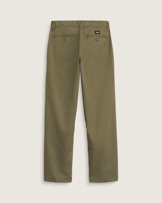 Authentic Chino Straight Pant in Mossy Olive Green | Vans outlet