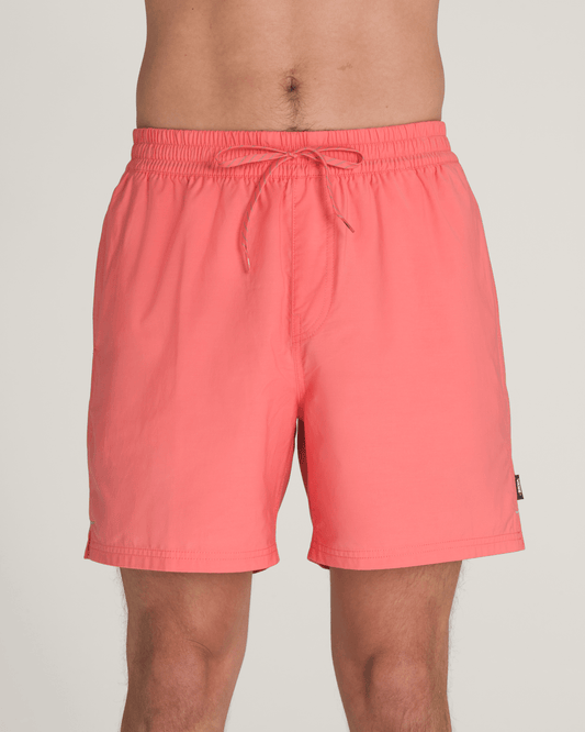 Primary Solid Elastic 17'' Boardshorts in Porcelain Rose Pink | Vans outlet