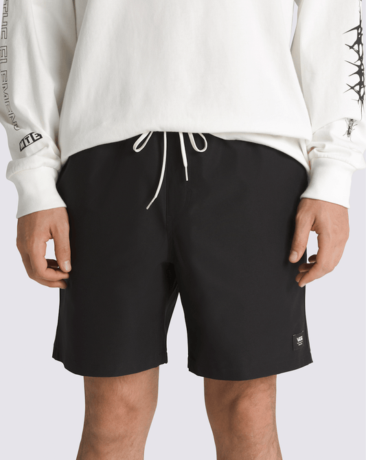 Range Relaxed 18'' Sport Shorts in Black | Vans on sale