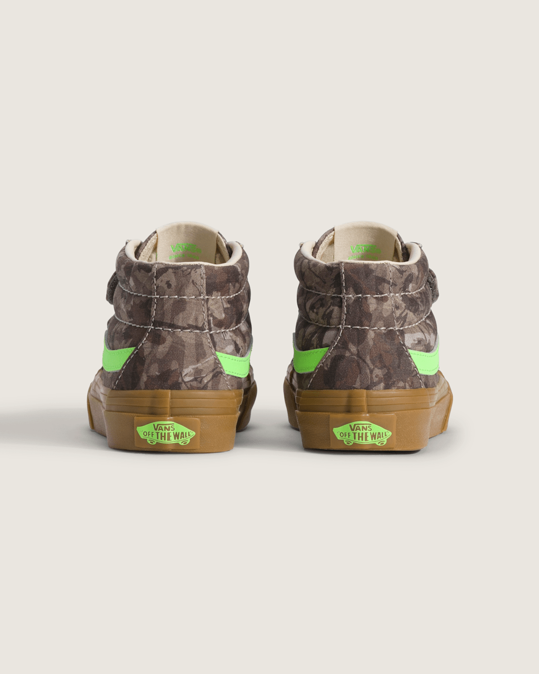 Little Kids Sk8-Mid V Shoe in Camo Gecko Green | Vans near me