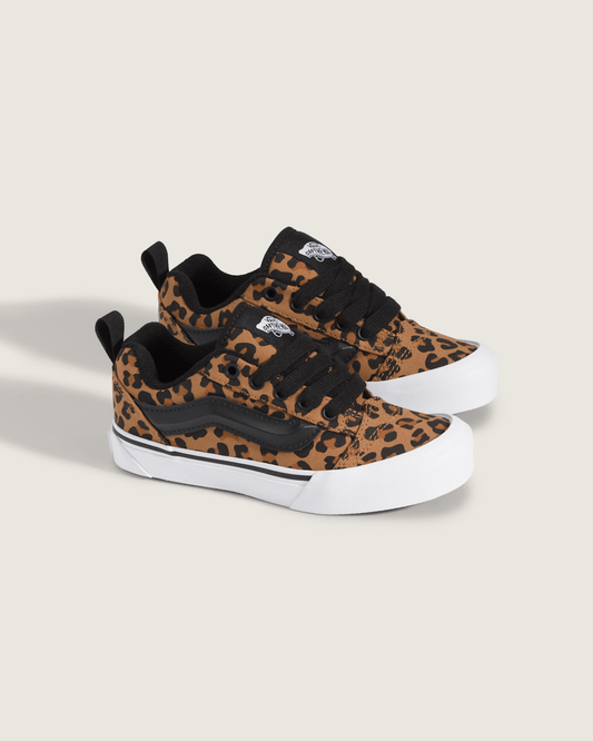 Big Kids' Knu Skool Shoe in Leopard Brown / Black | Vans on sale