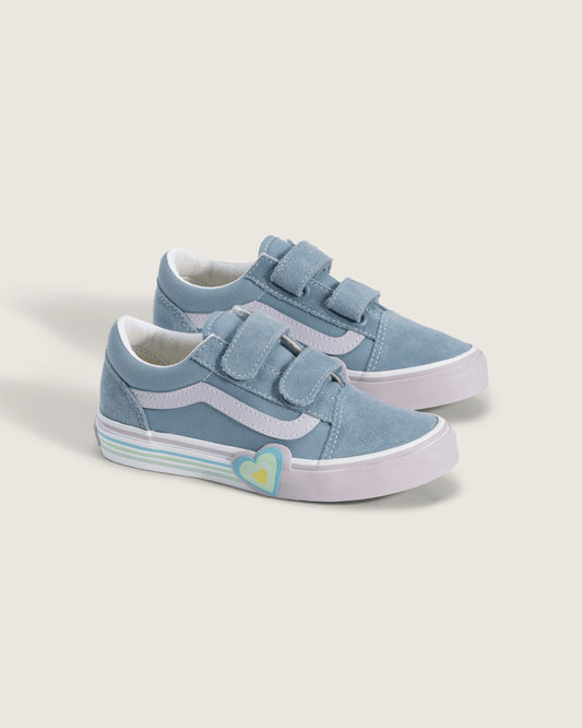 Little Kids Old Skool V Shoe in Citadel Blue | Vans sale