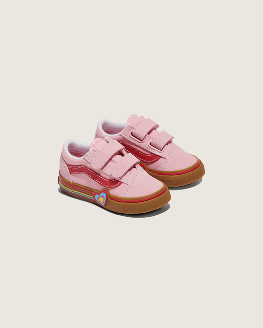 Toddler Old Skool V Shoe in Gum Pink | Vans sale