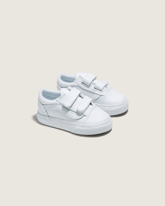 Toddler Old Skool V True White/True White Shoes | Vans online