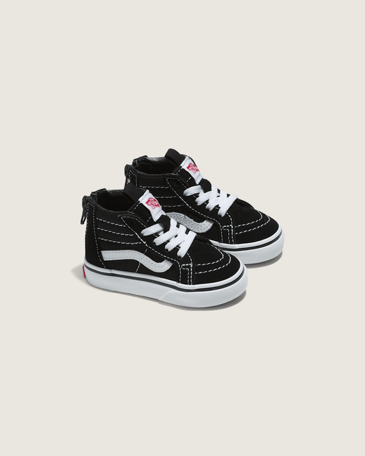 Toddler Sk8-Hi Zip Black/White Shoes | Vans outlet