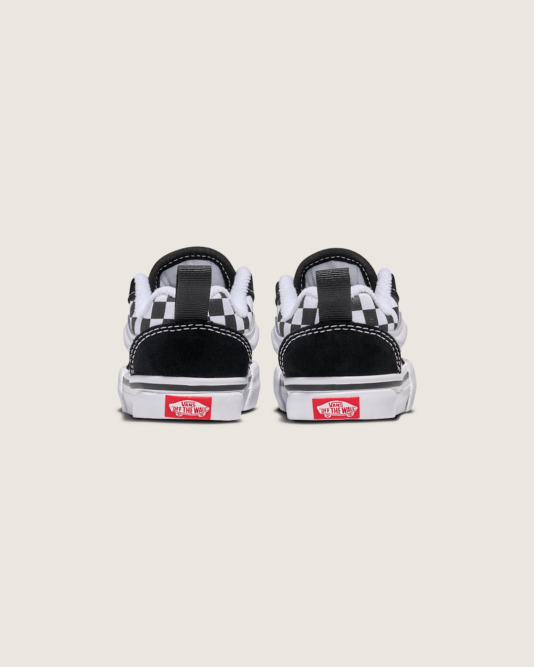 Toddler Knu Skool Checkerboard Shoe in Checkerboard Black / True White | Vans near me