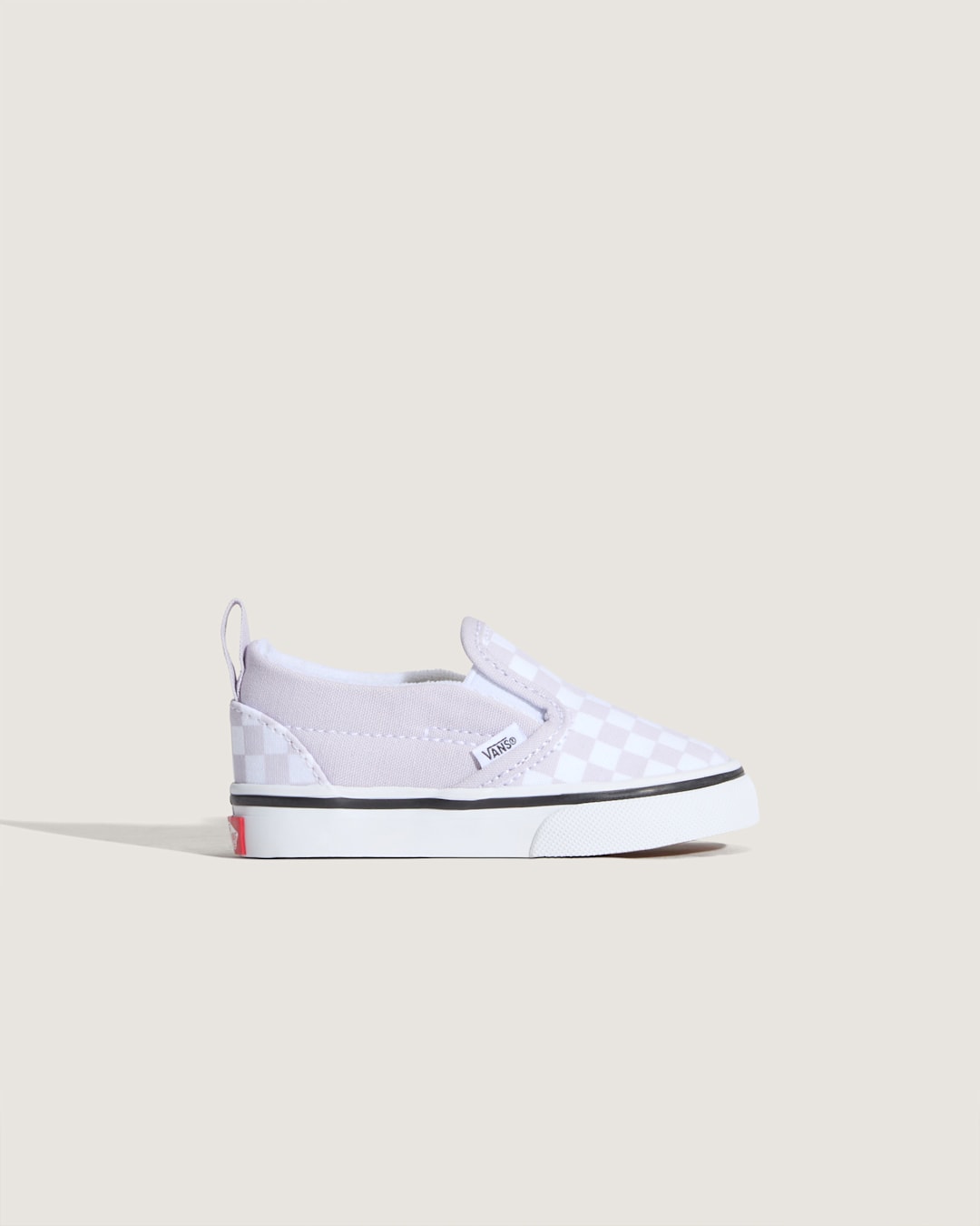 Toddler Classic Slip-On V Checkerboard Shoe in Checkerboard Lilac Mist Purple | Vans on sale