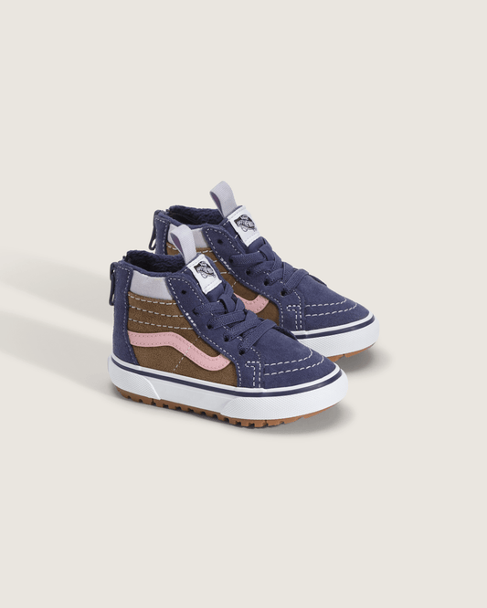 Toddler Sk8-Hi Zip Water Resistant Shoe in Vintage Gothic Grape Purple | Vans online