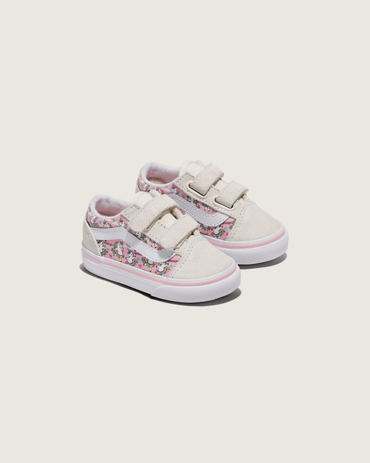 Toddler Old Skool V Unicorn Shoe in Unicorn White / Pink | Vans near me