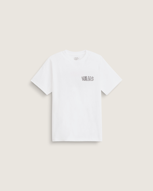 Kids Racing Flames T-Shirt in White | Vans near me