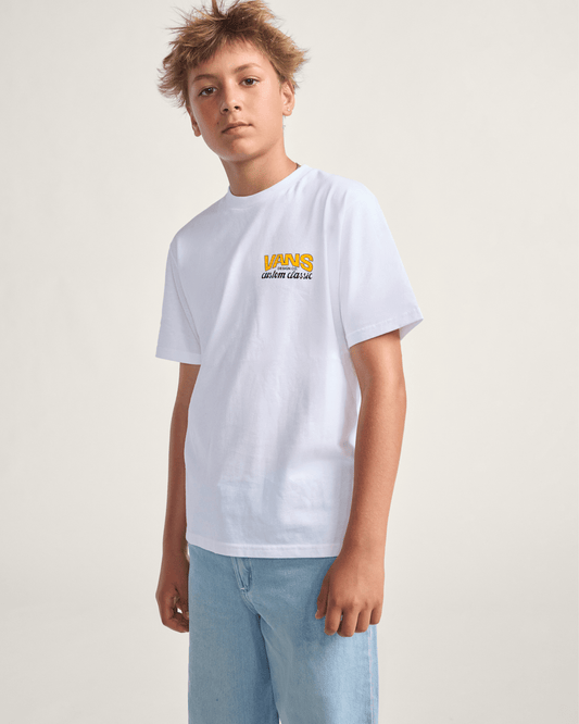 Kids Shop Front T-Shirt in White | Vans online