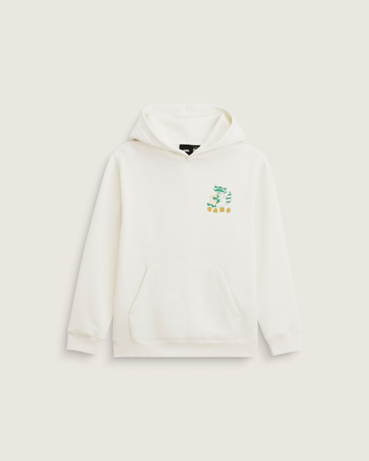 Kids Lazy Daze Pullover Sweatshirt in Marshmallow White | Vans outlet