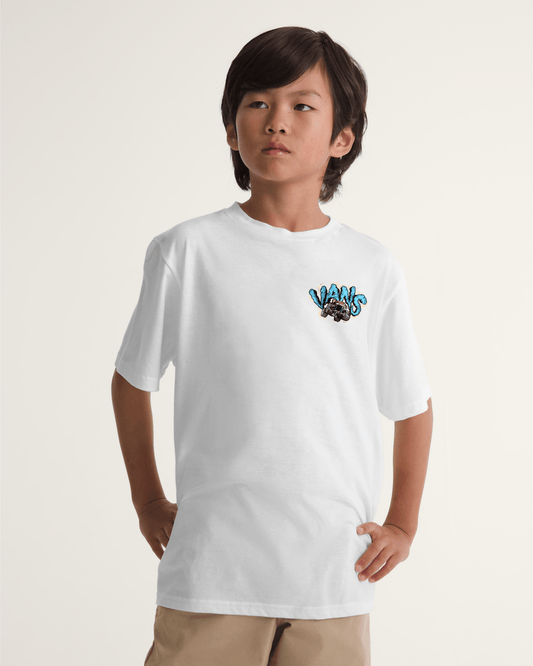 Kids Monster Madness T-Shirt in White | Vans near me