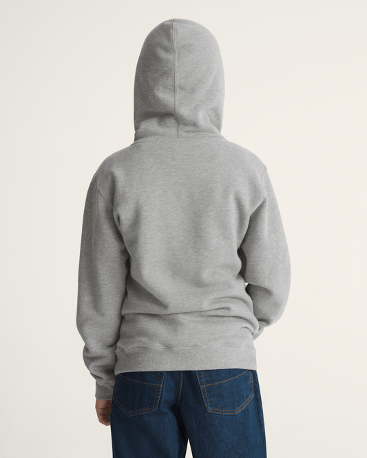 Kids Vans Mouf Pullover Hoodie in Cement Heather Grey | Vans outlet