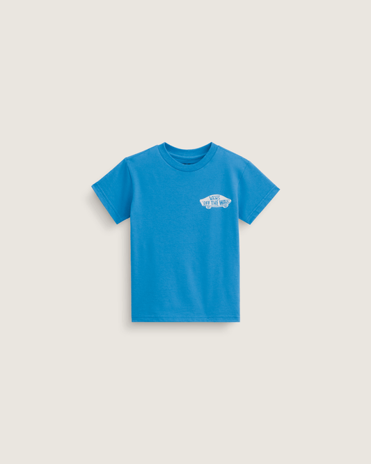 Little Kids Double Standard T-Shirt in Bright Azure Blue | Vans discount