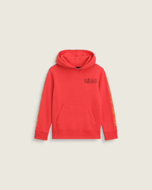 Little Kids Racing Flames Pullover Hoodie in Crimson Haze Red | Vans online