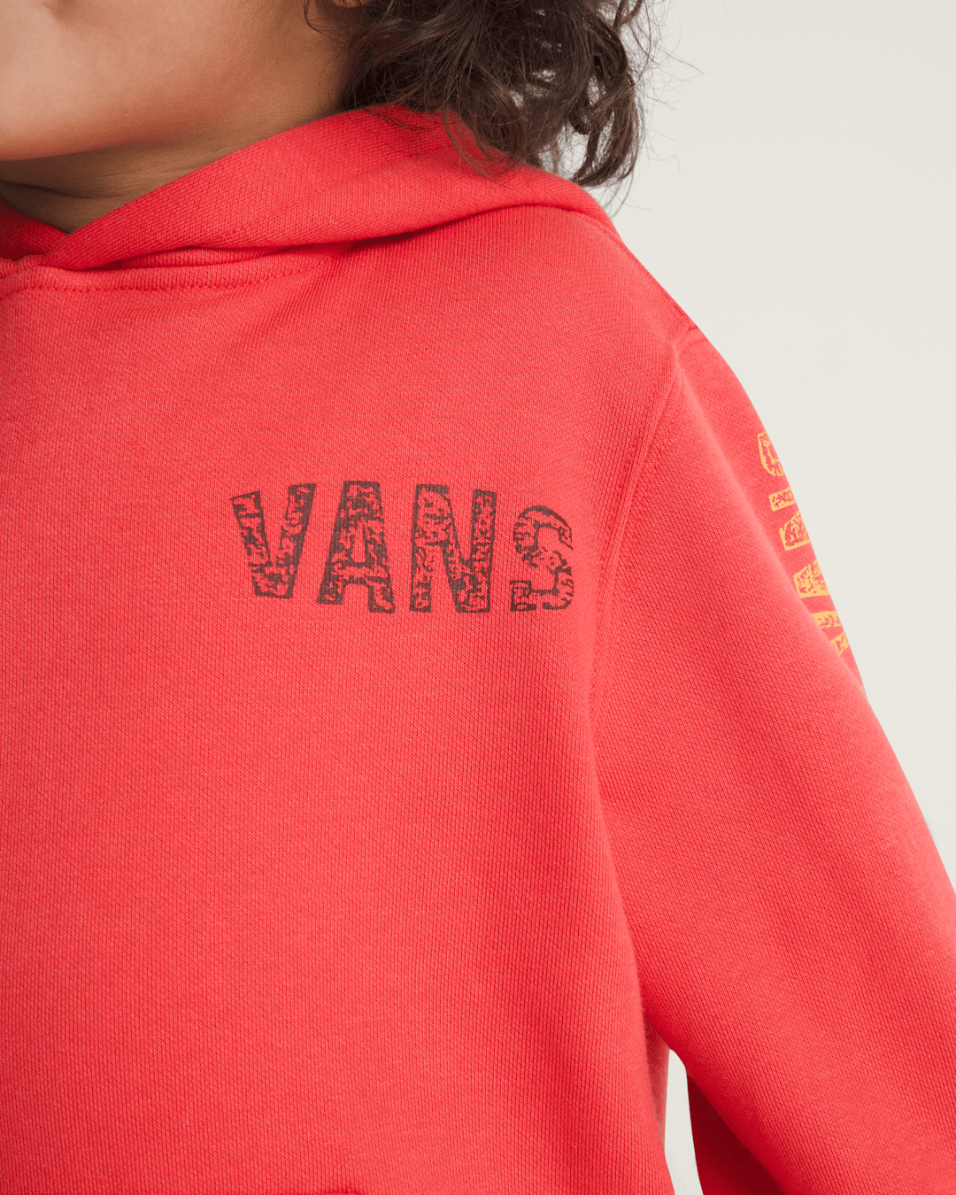 Little Kids Racing Flames Pullover Hoodie in Crimson Haze Red | Vans online