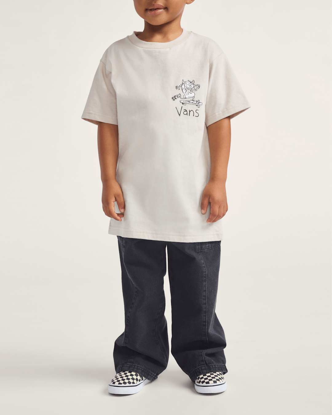 Little Kids Naithin Denim Pants in Black | Vans on sale
