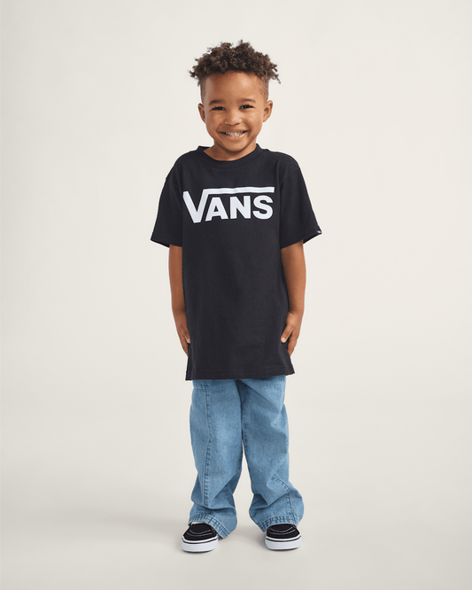 Toddler Vans Classic Kids Black/White T-Shirt | Vans outlet